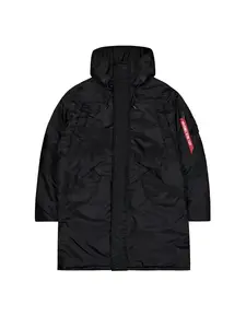 ALPHA INDUSTRIES Prechodná parka  čierna