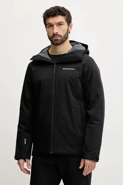 Lyžařská bunda Peak Performance Rider černá barva, G80485