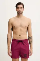 Plavkové šortky HUGO PAOLO červená barva, 50545464