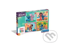 PUZZLE 4IN1 STITCH 2025 - puzzle z kategorie Disney