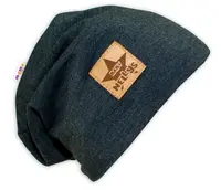 Baby Nellys Bavlněná čepička ® - grafit vel.  104