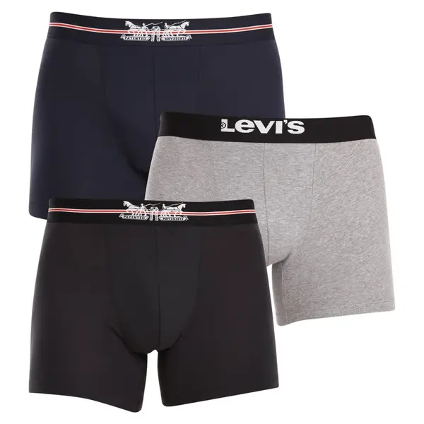 Levis 3PACK pánské boxerky vícebarevné (701224663 001) M