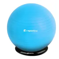 Gymnastický míč inSPORTline Top Ball 75 cm se základnou BallBase modrá
