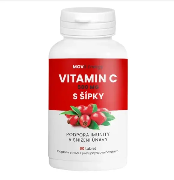 MOVit Energy Vitamín C 500 mg so šípkami 90 tabliet