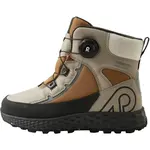 REIMA HALLAVA QUICKLOCK Detská zimná obuv, hnedá, veľkosť