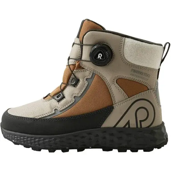 REIMA HALLAVA QUICKLOCK Detská zimná obuv, hnedá, veľkosť