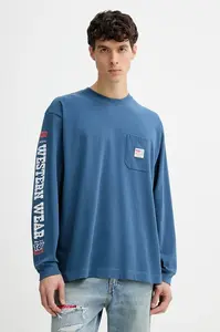 Bavlnené tričko s dlhým rukávom Levi's