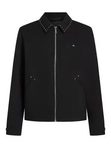 Karl Lagerfeld Prechodná bunda  čierna