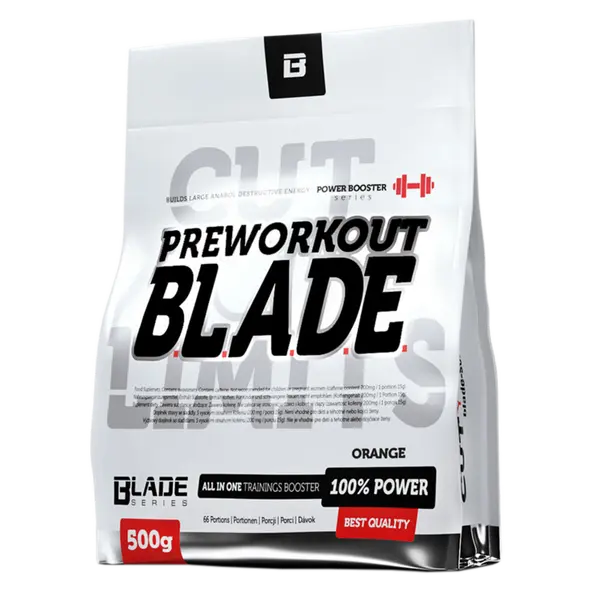 HiTec Nutrition BLADE Preworkout pump 500g - pomeranč