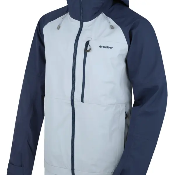 Husky Nanook M M, dk. blue/lt. grey Pánská hardshell bunda