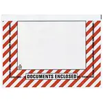 500 x Samolepicí obal na doprovodnou dokumentaci, 160x110mm, DOCUMENTS ENCLOSED, s opětovně uzavíratelným uzávěrem