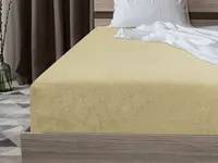 Froté prostěradlo EXCLUSIVE krémové 200x220 cm