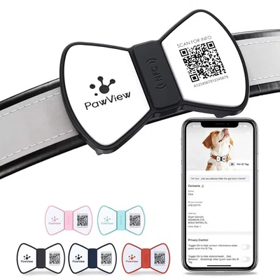 PawView chytrá známka pro psy pánský motýlek