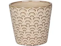 Obal na kvetiny Nimes  vzor vlnky priemer 13,5 cm CH65485-15