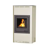 Kachle s výmenníkom AQUAFLAM 17, krémová, základná regulácia FLHSF29-030