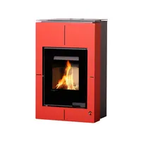 Kachle s výmenníkom AQUAFLAM VARIO SAPORO 11/7kW eervená FLHSF34-043