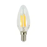 LED žárovka Filament svíce 5W E14 C35 2700K