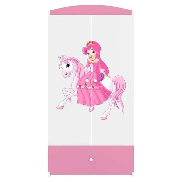 Skříň Babydreams růžová - Princezna 1