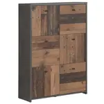 Komoda BEST CHEST old wood vin/beton 6D SQNK321-C764