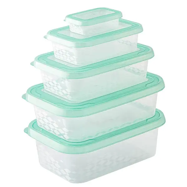 Sada 5 dóz Ori box obdelník 0.1l+0.5l+1l+1.5l+1.75 23x9x16 cm