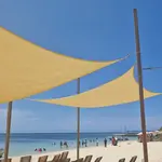 Stínící plachta čtvercová 3.6x3.6 béžová