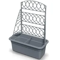 Květináč s pergolou BLOMA 58cm šedý