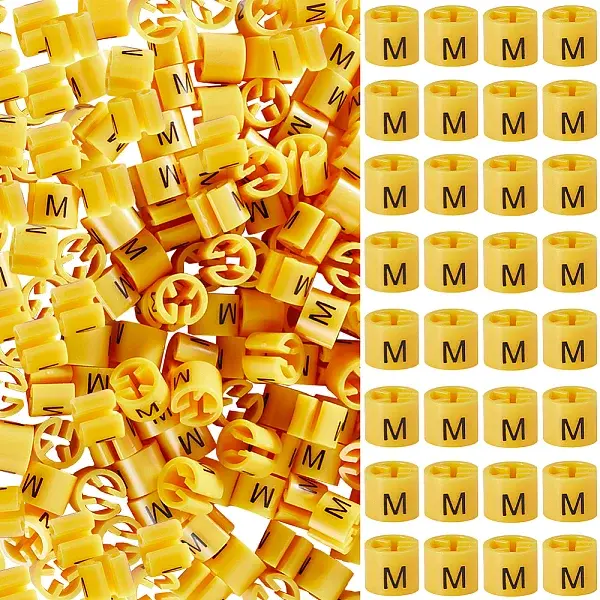 250Pcs Plastic Clothing Trouser Size M Markers