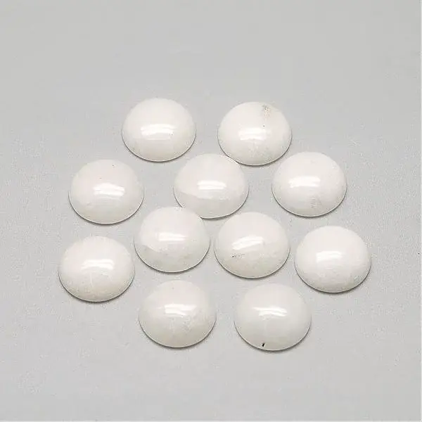 Natural White Jade Cabochons