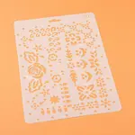 Plastic Reusable Drawing Painting Stencils Templates