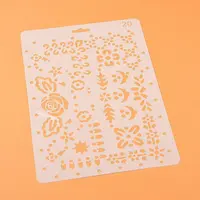 Plastic Reusable Drawing Painting Stencils Templates