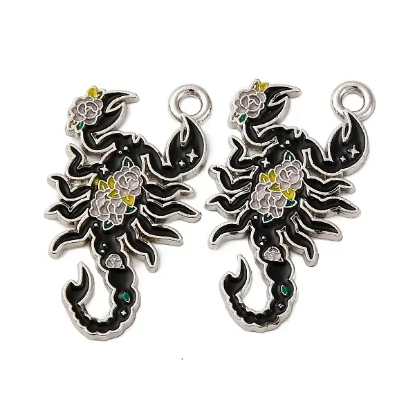 Alloy Enamel Pendants