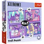 Trefl Puzzle 4v1 Den s Kuromi / Hello Kitty