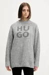 Svetr s příměsí vlny HUGO Sloguis