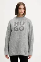 Svetr s příměsí vlny HUGO Sloguis