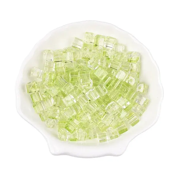 Baking Paint Transparent Glass Beads