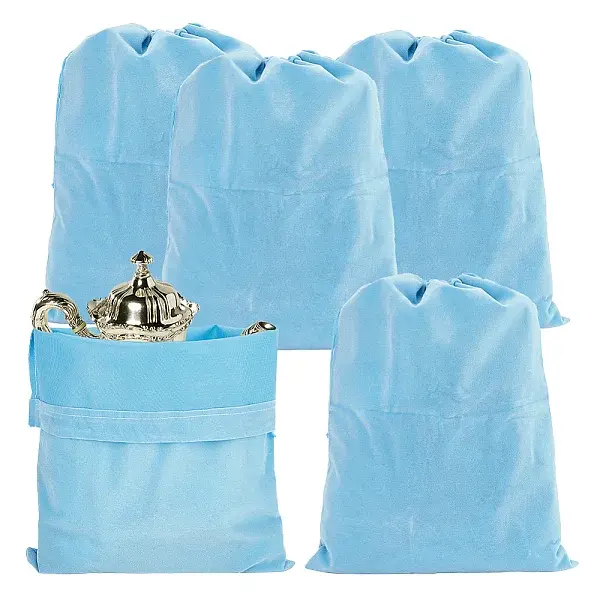 Rectangle Velvet Packing Drawstring Pouches