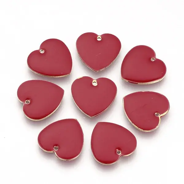 Brass Enamel Pendants