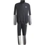 adidas COLORBLOCK 3-STRIPES TRACKSUIT Pánská souprava, černá, velikost XXL