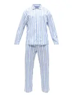 Calvin Klein Underwear Dlhé pyžamo  modrá / tyrkysová / biela