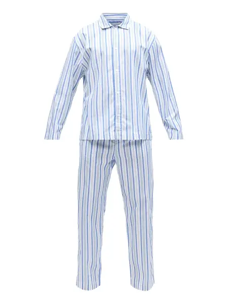 Calvin Klein Underwear Dlhé pyžamo  modrá / tyrkysová / biela