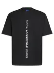 KARL LAGERFELD JEANS Tričko  čierna / biela