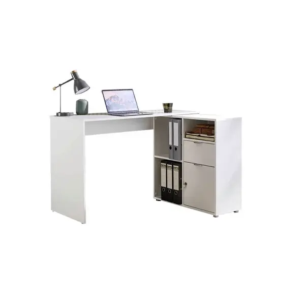 MID.YOU PSACÍ STŮL S ÚLOŽNÝM PROSTOREM, bílá, 110/85/74 cm