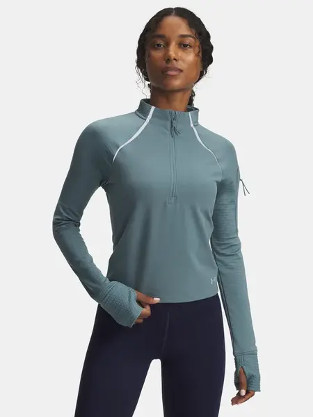 Dámské tričko Under Armour UA Velociti Pro CW Half Zip-BLU - Dámské