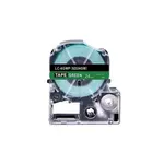 Epson LK-6GWV, SD24GW, 24mm x 9m, bílý tisk / zelený podklad, kompatibilní páska