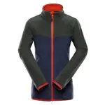 Dětská hřejivá mikina z mikrofleecu alpine pro siuso 3 zelená 152-158