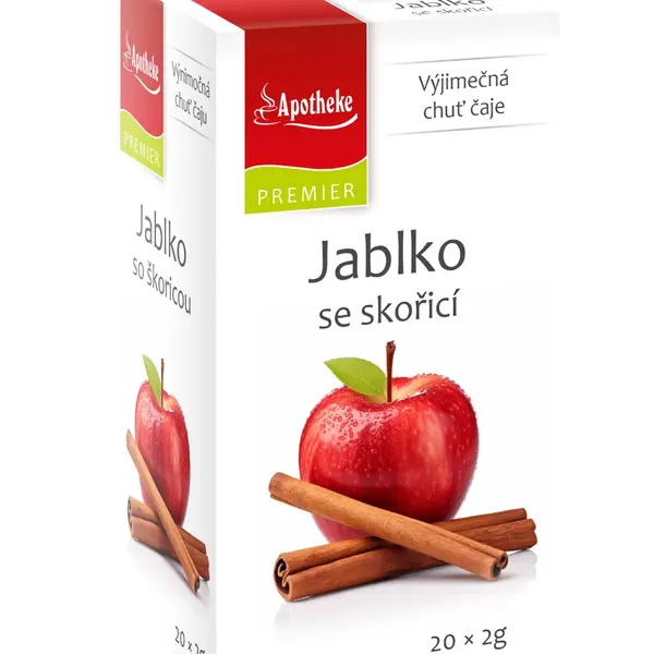 Apotheke Jablko se skořicí porcovaný čaj 20x2 g