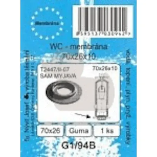 G1/94B membrána wc 70x26 osaz. G194B