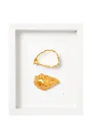 Nástenná dekorácia Maria el Mar Double Oyster 27 x 22 cm