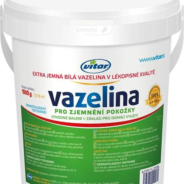 Vitar Vazelína extra jemná bílá 1000 g
