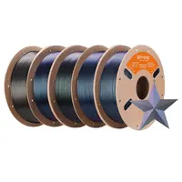 5kg ERYONE Burnt Titanium Tri Color PLA Filament Bundle 2